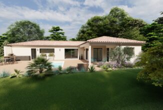 votre maison de 130m2 sur un terrain de 800m2 sur la commune de Châteauneuf-sur-Charente au prix de 315700&euro; avec Alpha Constructions