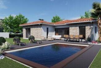 votre maison de 165m2 sur un terrain de 2580m2 sur la commune de Clam au prix de 360000&euro; avec Alpha Constructions