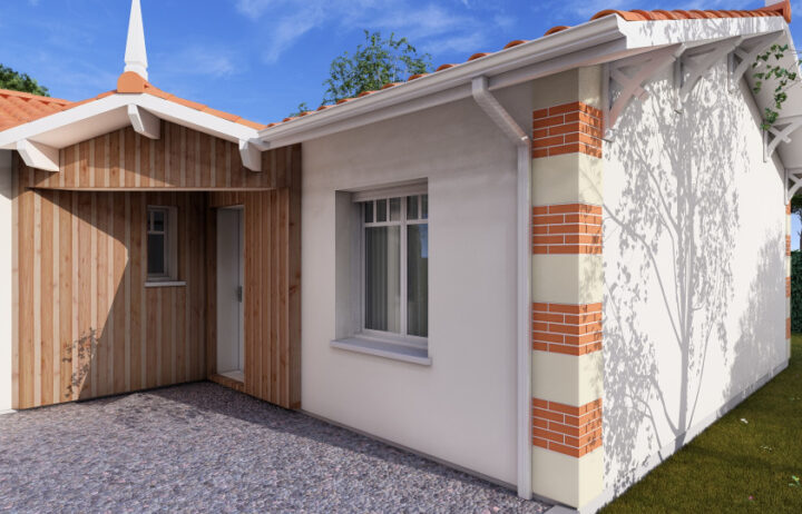 votre maison de 103m2 sur un terrain de 730m2 sur la commune de Hourtin au prix de 479500&euro; avec Alpha Constructions