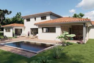 votre maison de 227m2 sur un terrain de 1600m2 sur la commune de Javrezac au prix de 602355&euro; avec Alpha Constructions