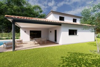 votre maison de 145m2 sur un terrain de 677m2 sur la commune de Léognan au prix de 516250&euro; avec Alpha Constructions