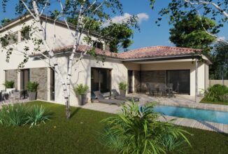 votre maison de 150m2 sur un terrain de 722m2 sur la commune de Mérignac au prix de 714000&euro; avec Alpha Constructions