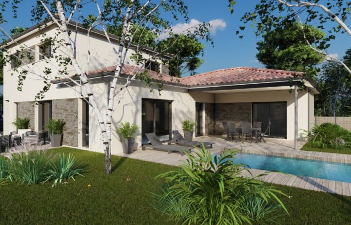 votre maison de 150m2 sur un terrain de 722m2 sur la commune de Mérignac au prix de 714000€ avec Alpha Constructions