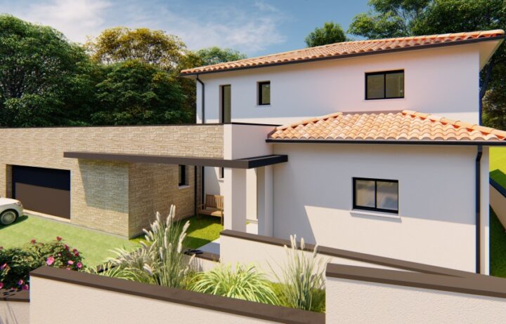 votre maison de 197m2 sur un terrain de 2650m2 sur la commune de Notre-Dame-de-Sanilhac au prix de 495500&euro; avec Alpha Constructions