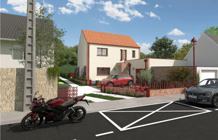 votre maison de 135m2 sur un terrain de 431m2 sur la commune de Orléans au prix de 465900€ avec Alpha Constructions
