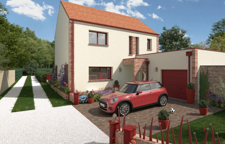 votre maison de 135m2 sur un terrain de 431m2 sur la commune de Orléans au prix de 465900€ avec Alpha Constructions