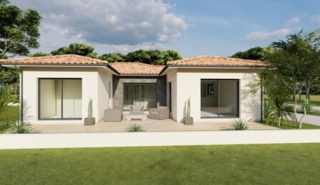 votre maison de 98m2 sur un terrain de 4300m2 sur la commune de Paulin au prix de 212900&euro; avec Alpha Constructions