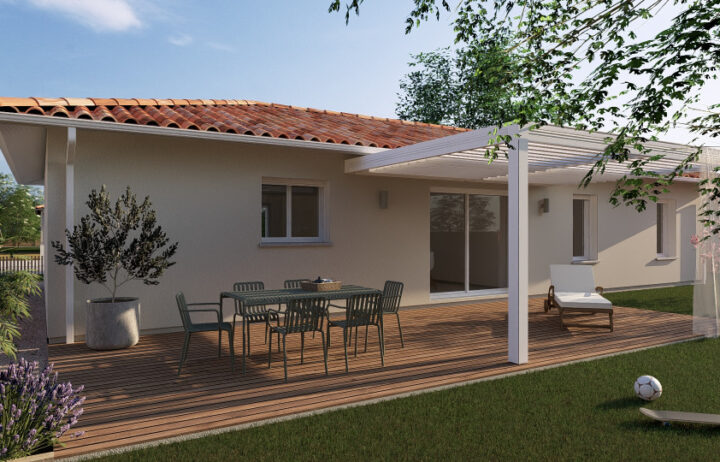 votre maison de 115m2 sur un terrain de 1090m2 sur la commune de Pons au prix de 185000&euro; avec Alpha Constructions