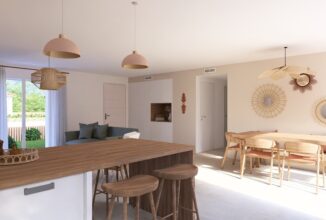 votre maison de 90m2 sur un terrain de 800m2 sur la commune de Portets au prix de 247829&euro; avec Alpha Constructions