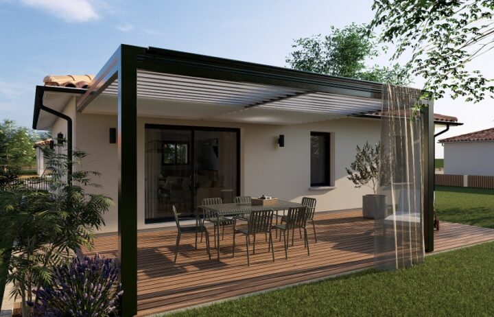votre maison de 100m2 sur un terrain de 800m2 sur la commune de Portets au prix de 268306€ avec Alpha Constructions