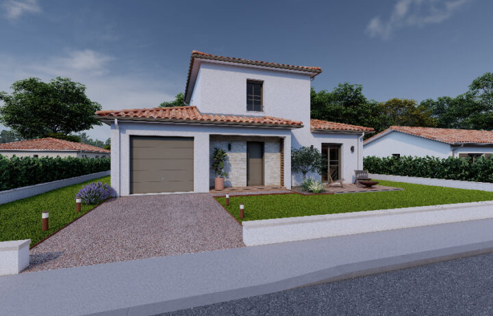 votre maison de 110m2 sur un terrain de 212m2 sur la commune de Pugnac au prix de 260000&euro; avec Alpha Constructions