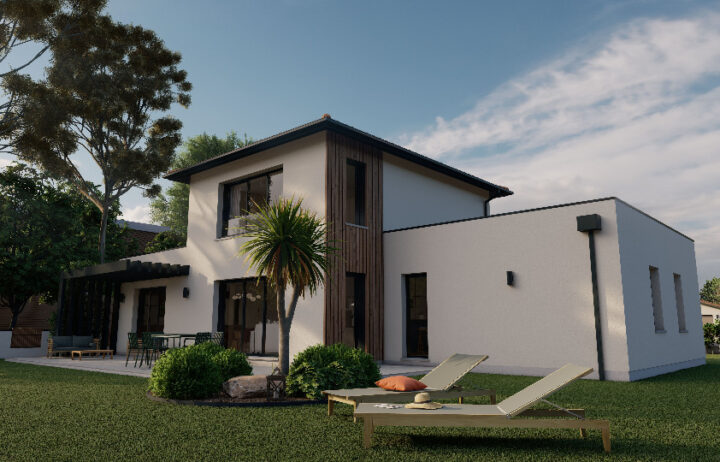 votre maison de 138m2 sur un terrain de 667m2 sur la commune de Royan au prix de 579500&euro; avec Alpha Constructions