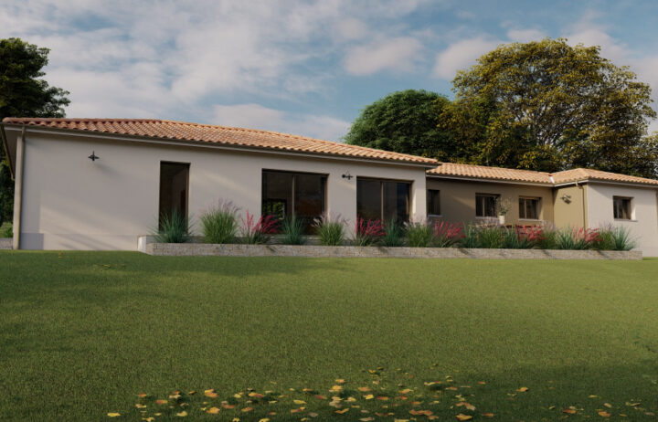 votre maison de 128m2 sur un terrain de 1600m2 sur la commune de Sadroc au prix de 338000€ avec Alpha Constructions