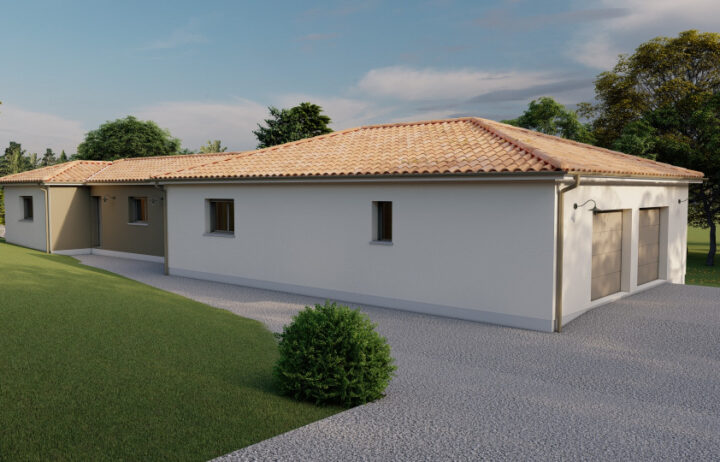 votre maison de 128m2 sur un terrain de 1600m2 sur la commune de Sadroc au prix de 338000€ avec Alpha Constructions