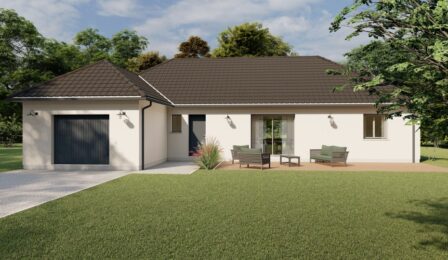 votre maison de 120m2 sur un terrain de 946m2 sur la commune de Saint-Bonnet-l&rsquo;Enfantier au prix de 315000&euro; avec Alpha Constructions
