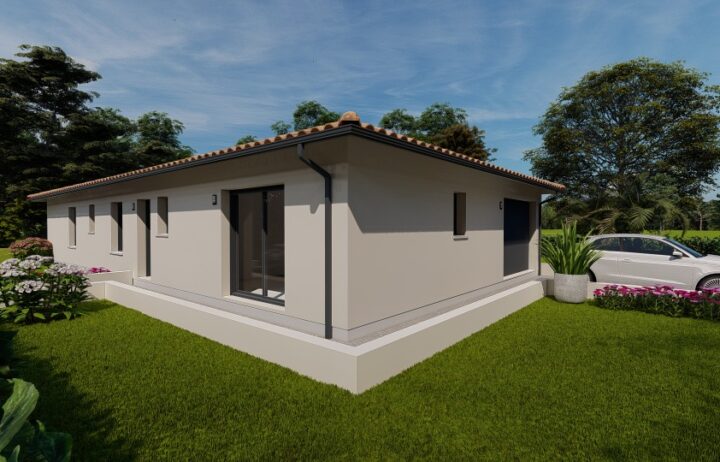 votre maison de 138m2 sur un terrain de 1250m2 sur la commune de Saint-Genis-de-Saintonge au prix de 240000€ avec Alpha Constructions