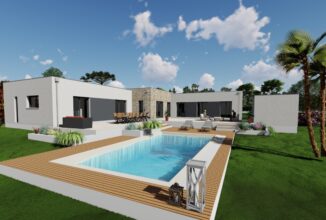 votre maison de 180m2 sur un terrain de 2200m2 sur la commune de Saint-Germain-de-Vibrac au prix de 420000&euro; avec Alpha Constructions