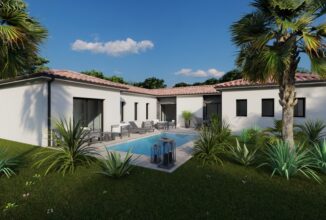 votre maison de 144m2 sur un terrain de 512m2 sur la commune de Saint-Germain-du-Puch au prix de 410000&euro; avec Alpha Constructions