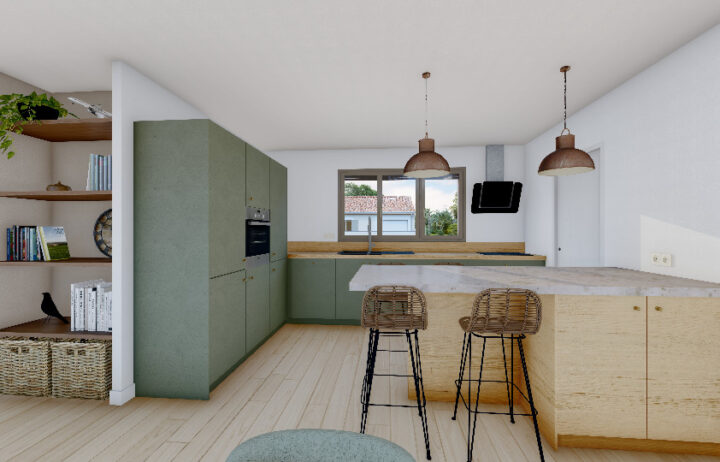 votre maison de 74m2 sur un terrain de 525m2 sur la commune de Saint-Pierre-d&rsquo;Aurillac au prix de 184763&euro; avec Alpha Constructions