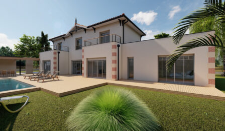 votre maison de 240m2 sur un terrain de 1390m2 sur la commune de Saint-Pierre-de-Mons au prix de 650300&euro; avec Alpha Constructions