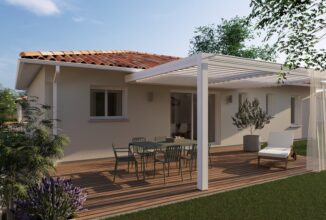 votre maison de 80m2 sur un terrain de 1390m2 sur la commune de Saint-Pierre-de-Mons au prix de 215100&euro; avec Alpha Constructions