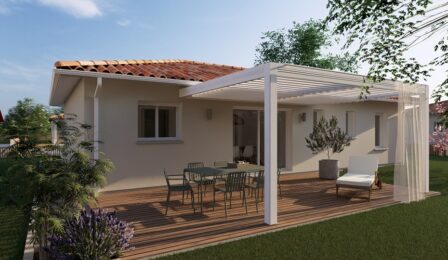 votre maison de 80m2 sur un terrain de 1390m2 sur la commune de Saint-Pierre-de-Mons au prix de 215100&euro; avec Alpha Constructions