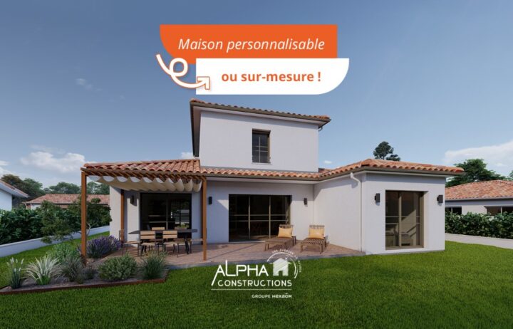 votre maison de 110m2 sur un terrain de 802m2 sur la commune de Saint-Selve au prix de 438426€ avec Alpha Constructions