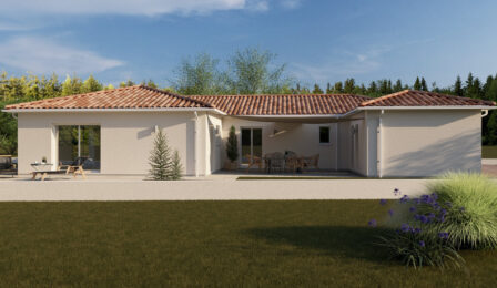 votre maison de 164m2 sur un terrain de 1100m2 sur la commune de Saint-Selve au prix de 595700&euro; avec Alpha Constructions