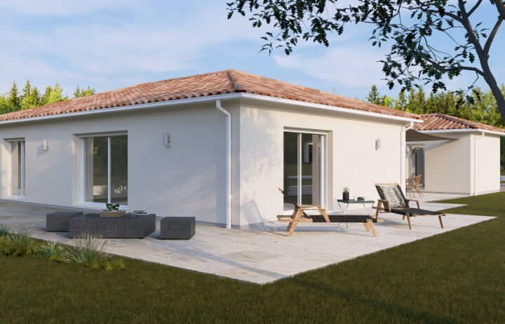 votre maison de 164m2 sur un terrain de 1100m2 sur la commune de Saint-Selve au prix de 595700&euro; avec Alpha Constructions