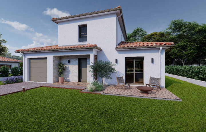 votre maison de 110m2 sur un terrain de 802m2 sur la commune de Saint-Selve au prix de 438426€ avec Alpha Constructions