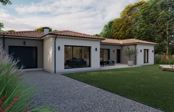 votre maison de 143m2 sur un terrain de 1150m2 sur la commune de Salignac-sur-Charente au prix de 352000&euro; avec Alpha Constructions