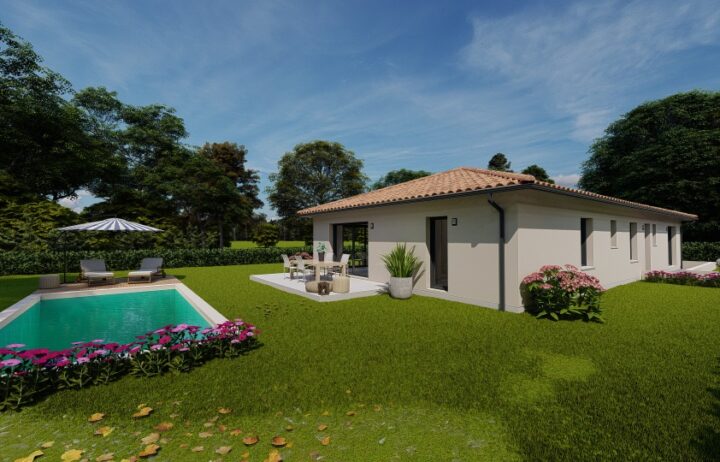 votre maison de 138m2 sur un terrain de 980m2 sur la commune de Souillac au prix de 330000&euro; avec Alpha Constructions
