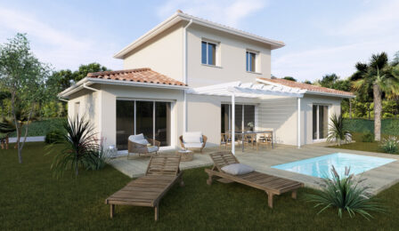 votre maison de 120m2 sur un terrain de 490m2 sur la commune de Agen au prix de 346000&euro; avec Alpha Constructions