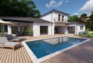 votre maison de 206m2 sur un terrain de 1968m2 sur la commune de Arsac au prix de 672600&euro; avec Alpha Constructions