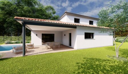 votre maison de 145m2 sur un terrain de 380m2 sur la commune de Bordeaux au prix de 595000&euro; avec Alpha Constructions