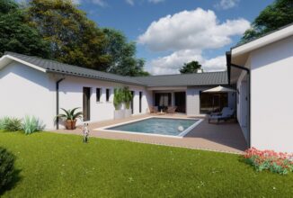 votre maison de 135m2 sur un terrain de 1400m2 sur la commune de Boulazac au prix de 289150&euro; avec Alpha Constructions