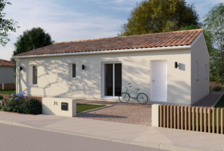 votre maison de 90m2 sur un terrain de 1000m2 sur la commune de Bourg au prix de 205000&euro; avec Alpha Constructions