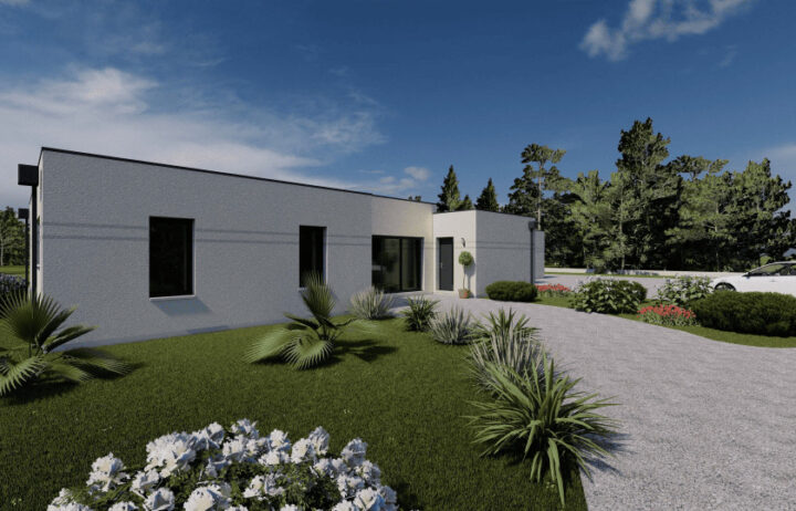 votre maison de 135m2 sur un terrain de 1800m2 sur la commune de Brive-la-Gaillarde au prix de 543000&euro; avec Alpha Constructions