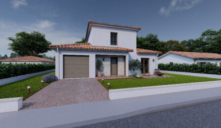 votre maison de 110m2 sur un terrain de 440m2 sur la commune de Bruges au prix de 585000&euro; avec Alpha Constructions