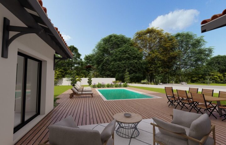 votre maison de 180m2 sur un terrain de 3000m2 sur la commune de Cahors au prix de 615000&euro; avec Alpha Constructions