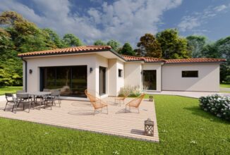 votre maison de 78m2 sur un terrain de 2000m2 sur la commune de Cahors au prix de 220000&euro; avec Alpha Constructions