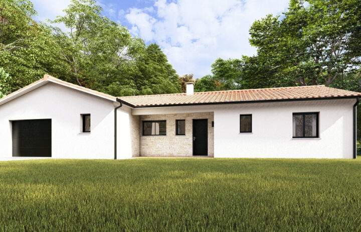 votre maison de 120m2 sur un terrain de 500m2 sur la commune de Cahors au prix de 265000€ avec Alpha Constructions