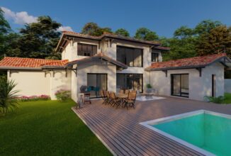 votre maison de 180m2 sur un terrain de 3000m2 sur la commune de Cahors au prix de 615000&euro; avec Alpha Constructions