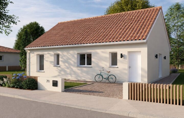 votre maison de 90m2 sur un terrain de 1100m2 sur la commune de Carsac-Aillac au prix de 179600&euro; avec Alpha Constructions