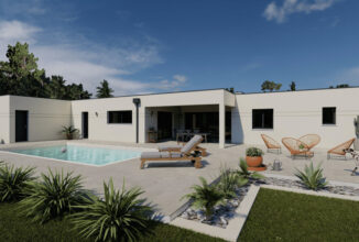 votre maison de 135m2 sur un terrain de 1200m2 sur la commune de Castelnau-Montratier au prix de 456000&euro; avec Alpha Constructions