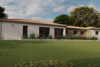 votre maison de 128m2 sur un terrain de 584m2 sur la commune de Cestas au prix de 475225&euro; avec Alpha Constructions