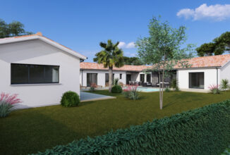 votre maison de 195m2 sur un terrain de 2580m2 sur la commune de Clam au prix de 450000&euro; avec Alpha Constructions