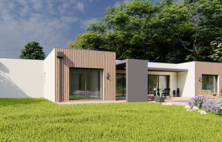 votre maison de 136m2 sur un terrain de 4000m2 sur la commune de Cosnac au prix de 648000€ avec Alpha Constructions