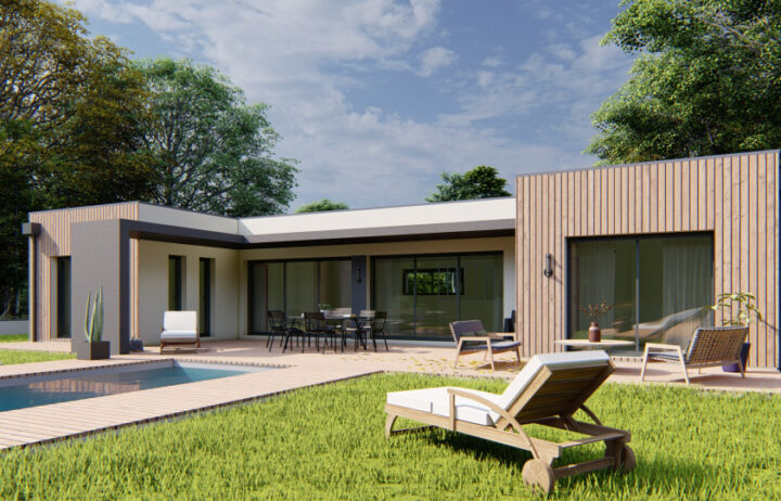 votre maison de 136m2 sur un terrain de 4000m2 sur la commune de Cosnac au prix de 648000€ avec Alpha Constructions