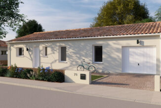 votre maison de 100m2 sur un terrain de 550m2 sur la commune de Daignac au prix de 248000&euro; avec Alpha Constructions